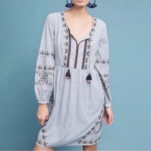 Anthropologie Akemi + Kim Cotton Boho Dress